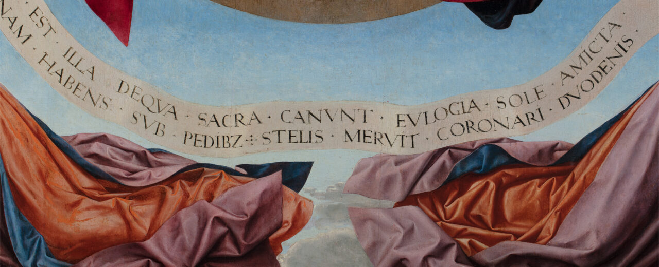 Triptyque de la Vierge en Gloire